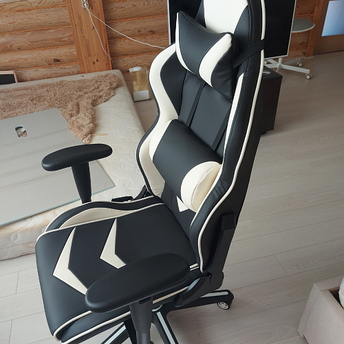 Компьютерное кресло Racer черный / красный / бежевый фото покупателя 113