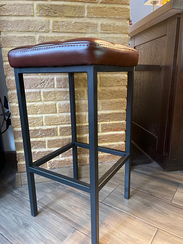 Барный стул Лофт линкольн белый / белый матовый фото покупателя 123