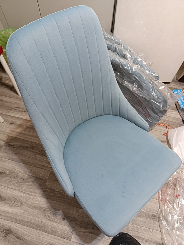 Стул на металлокаркасе Kora dark gray / black фото покупателя 346