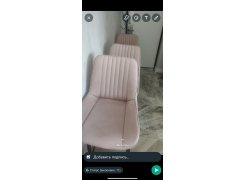 Стул на металлокаркасе Седа К крутящийся светло-серый  / белый фото покупателя 339