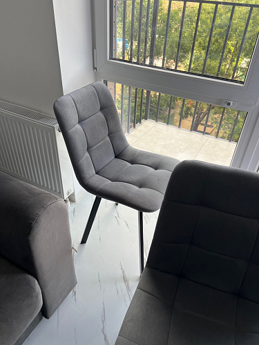 Комплект стульев Чилли 2 шт бежевый / черный фото покупателя 370