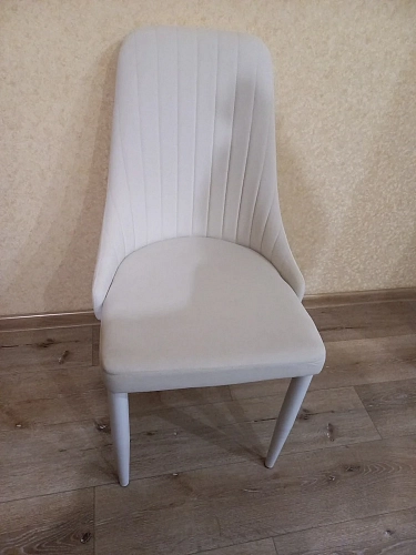 Стул на металлокаркасе Kora light purple / black фото покупателя 10