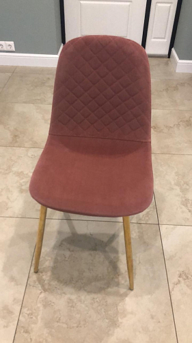 Стул на металлокаркасе Dabl 01 champagne / gold фото покупателя 173