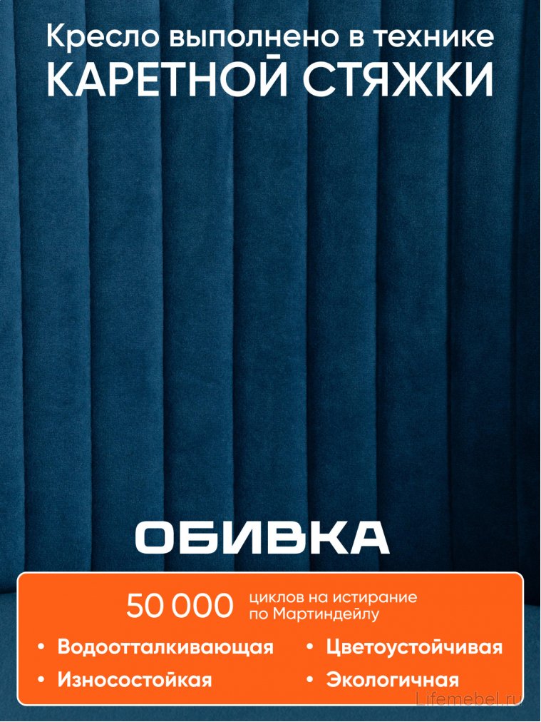 Компьютерное кресло Melody синее