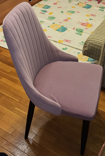 Стул на металлокаркасе Kora green / black фото покупателя 488