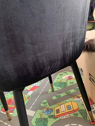 Стул на металлокаркасе Seda 1 latte / black / gold фото покупателя 50