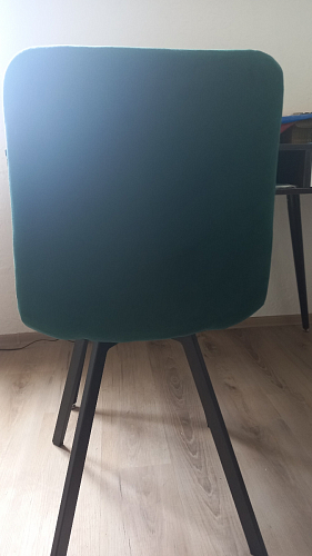 Стул на металлокаркасе Чилли зеленый / черный фото покупателя 745