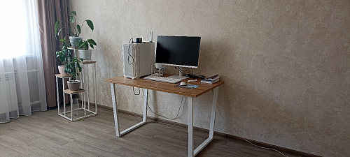 Деревянный стол Лота Лофт 140х80 дуб крафт табачный / черный матовый фото покупателя 131