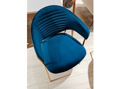 Кресло Turin велюр серый / черный из шоурума 14