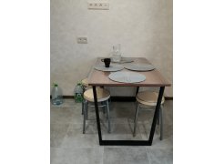 Стол Лота Лофт 120 25 мм сабия / черный матовый фото покупателя 860