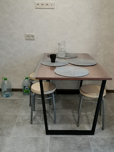 Деревянный стол Лота Лофт 140х80 дуб крафт табачный / черный матовый фото покупателя 860