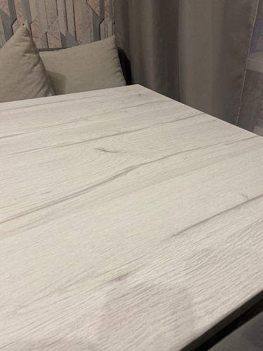 Стол Лота Лофт 120 32 мм бетон / черный матовый фото покупателя 224