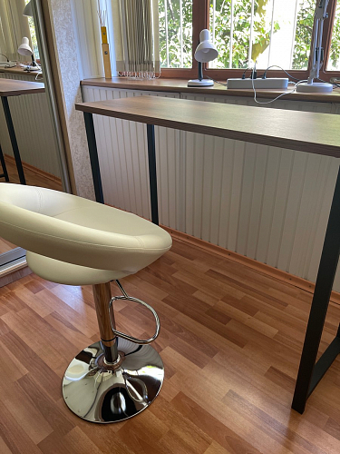 Барная стойка Дилан Лофт 120х40х90 бетон светлый фото покупателя 71