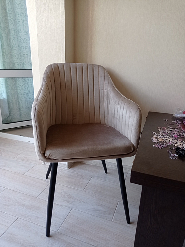 Стул на металлокаркасе Slam champagne фото покупателя 24