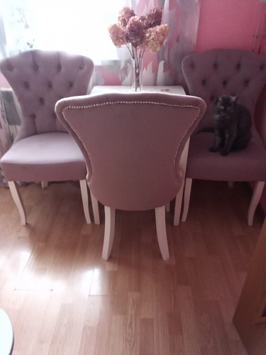 Деревянный стул Милано 1 бежевый / белый фото покупателя 51