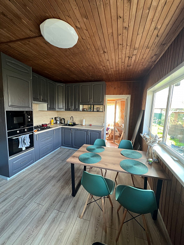 Деревянный стол Лота Лофт 140х80 дуб крафт табачный / черный матовый фото покупателя 617