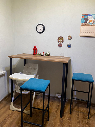 Барная стойка Дилан Лофт 120х40х98 дуб делано темный фото покупателя 156