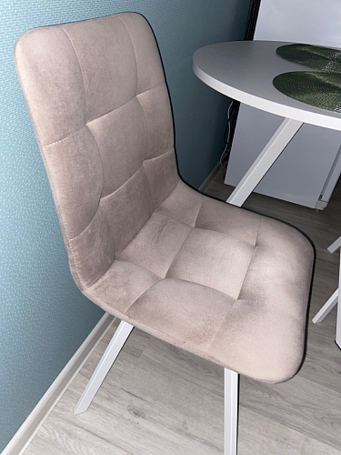 Комплект стульев Чилли 2 шт бежевый / черный фото покупателя 874