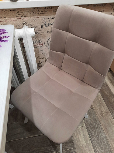 Стул на металлокаркасе Чилли зеленый / белый каркас фото покупателя 251