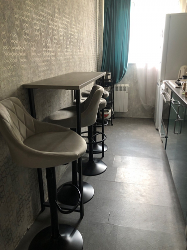 Барная стойка Дилан Лофт 120х40х90 бетон светлый фото покупателя 53