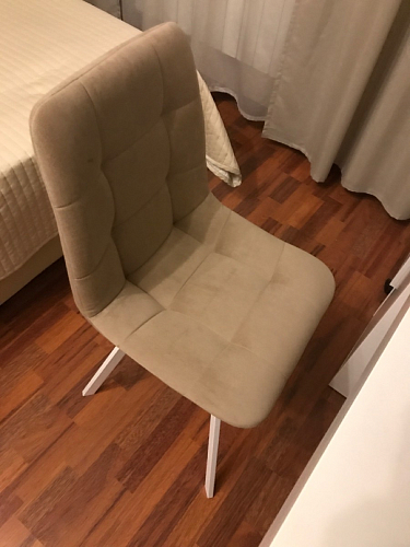 Стул на металлокаркасе Чилли черный / зеленый фото покупателя 832