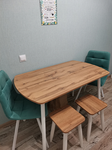 Стул на металлокаркасе Чилли бирюзовый / черный фото покупателя 1194