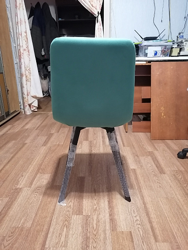 Стул на металлокаркасе Чилли темно-серый / черный каркас фото покупателя 10