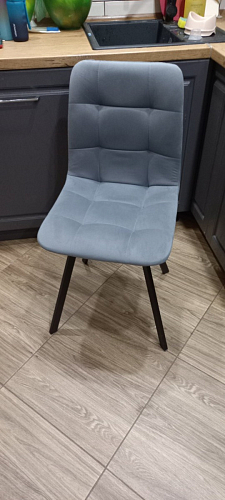 Стул на металлокаркасе Чилли зеленый / белый каркас фото покупателя 305