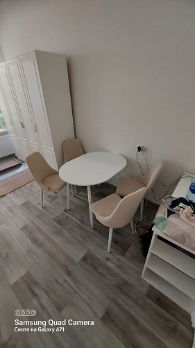 Стул на металлокаркасе Kora green / black фото покупателя 157