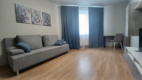 Письменный стол Битти Лофт 116х60х75 дуб вотан / белый матовый фото покупателя 35