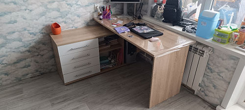 Компьютерный стол КСТ-109Л венге фото покупателя 29