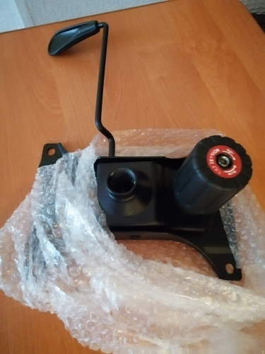 Компьютерное кресло Driver/Драйвер кожзам черный / ткань синий фото покупателя 78