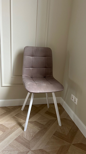 Стул на металлокаркасе Чилли К кирпичный / черный фото покупателя 225