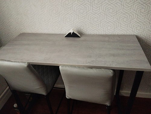 Барная стойка Дилан Лофт 120х60х110 бетон фото покупателя 164