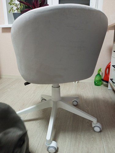 Компьютерное кресло Пард экокожа белый фото покупателя 221