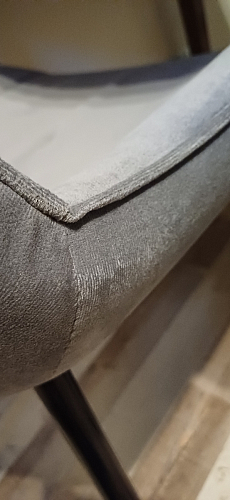 Комплект стульев Вейв 4 шт светло-серый / черный фото покупателя 78