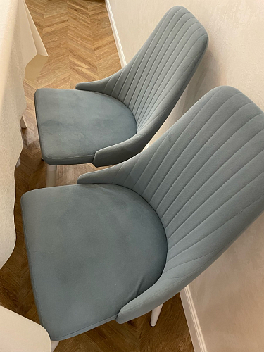 Стул на металлокаркасе Kora dark gray / black фото покупателя 238