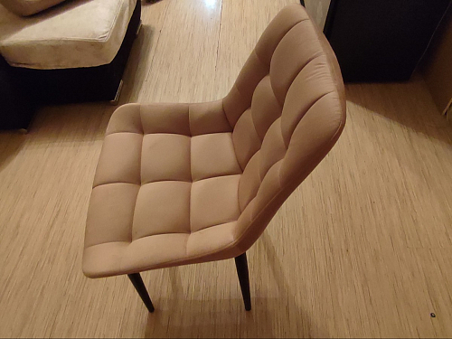 Стул на металлокаркасе Челси К крутящийся бирюзовый / черный фото покупателя 94