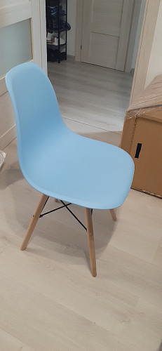 Пластиковый стул Eames PC-015 желтый фото покупателя 254