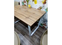 Стол Лота Лофт 120 25 мм сабия / черный матовый фото покупателя 77