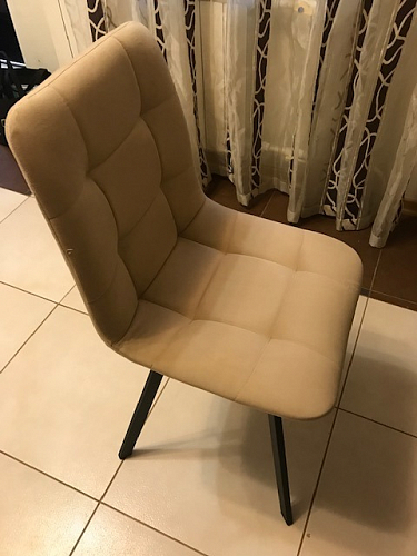 Комплект стульев Чилли 4 шт темно-серый / черный фото покупателя 618