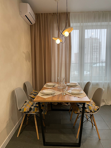 Стол раскладной Лота Лофт 120 25 мм юта / черный матовый фото покупателя 880