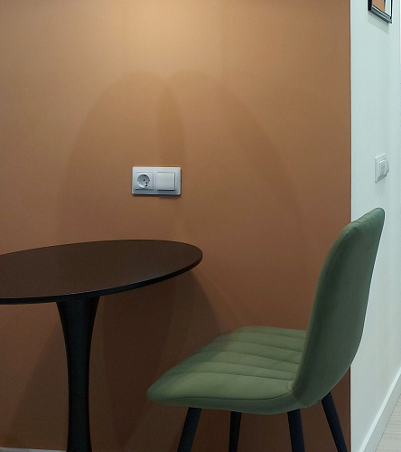 Стул на металлокаркасе Дани темно-серый (zd 995) / черный фото покупателя 5