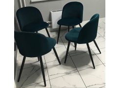 Стул на металлокаркасе Gabi 1 light purple / black фото покупателя 797