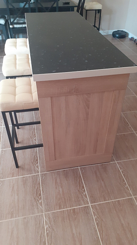 Барный стул Лофт ткань канди грей / черный матовый фото покупателя 290