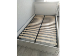 Кровать Tiffany 160 x 200 см с основанием вудлайн кремовый фото покупателя 1