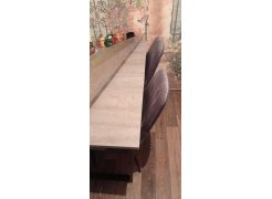 Стол Лота Лофт 140 25 мм юта / белый матовый фото покупателя 611