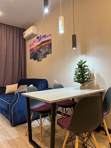 Деревянный стол Лота Лофт 140х80 дуб крафт табачный / черный матовый фото покупателя 815