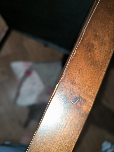 Стул Amelia dark walnut / fabric purple фото покупателя 13