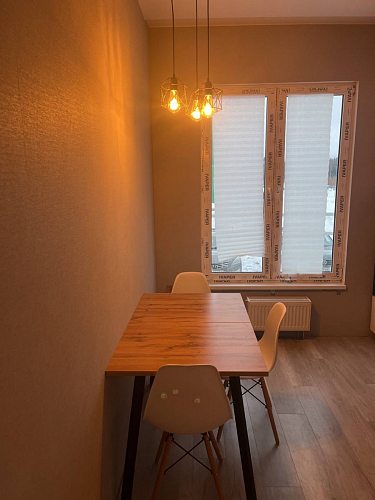 Стол раскладной Колон Лофт 120 32 мм дуб галифакс табако / черный матовый фото покупателя 39